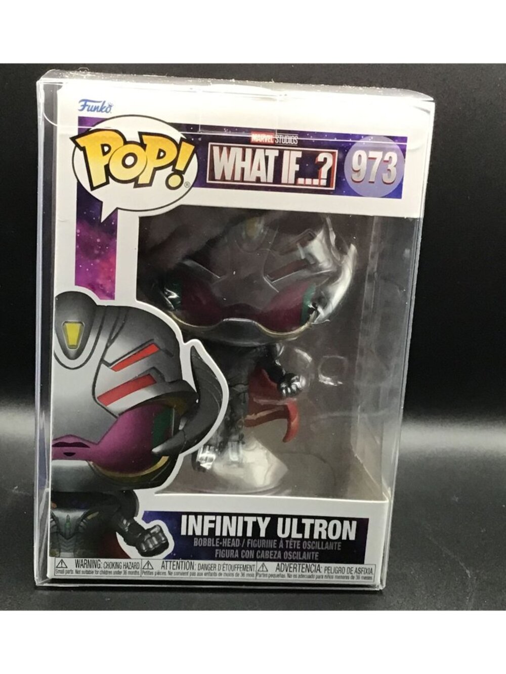 Funko Pop Marvel What If Infinity Ultron #973 Vinyl Figure w/Pop Protector New